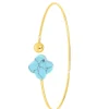 So Charm Bijoux Jonc Femme So Charm - B2493-TURQUOISE - Bracelet Mode Doré | Femme Bracelet