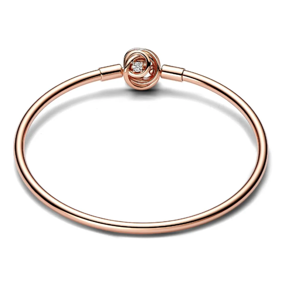 Pandora Jonc Fermoir Cercles Moments Doré Rose | Femme Bracelet