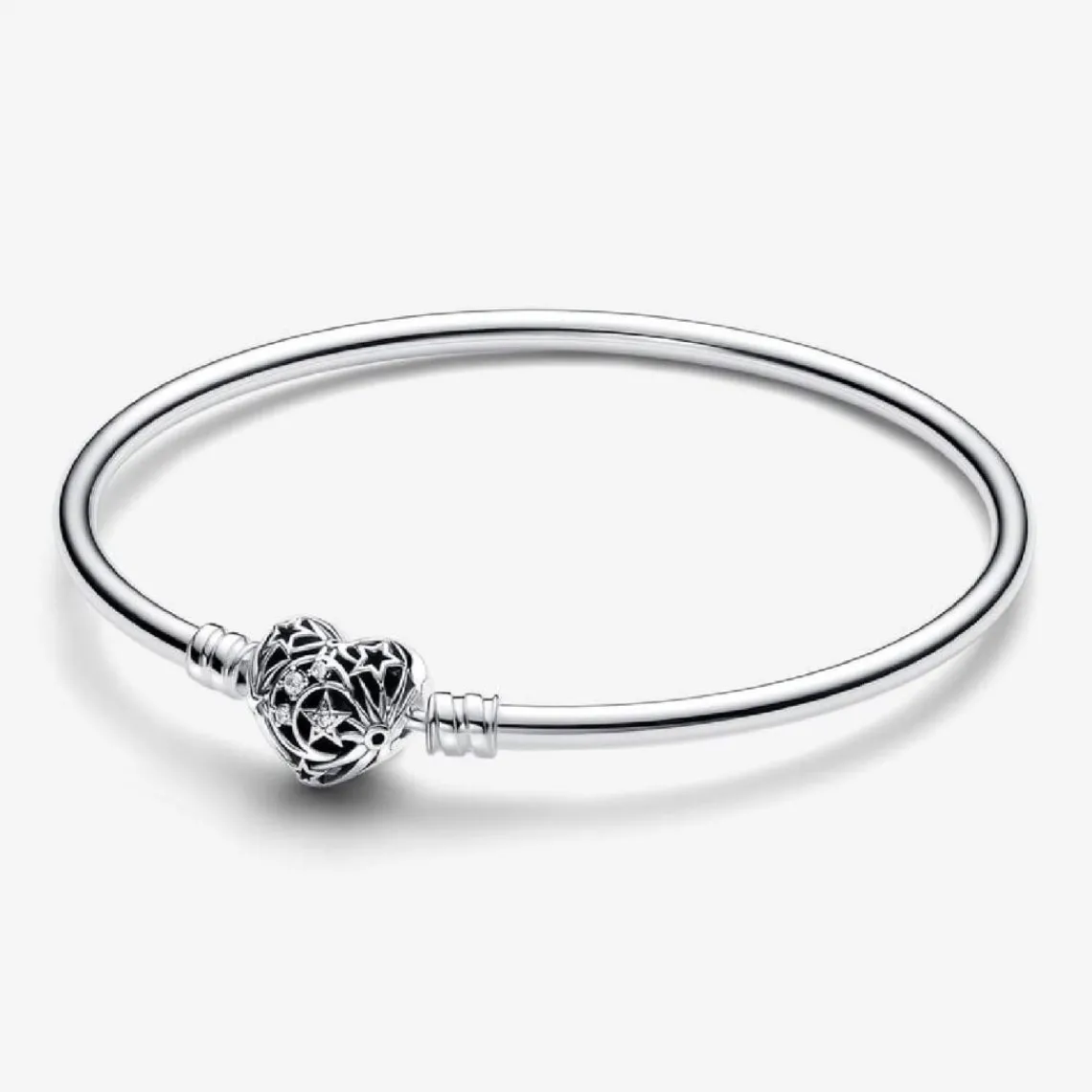Pandora Jonc Fermoir Cœur Céleste | Femme Bracelet