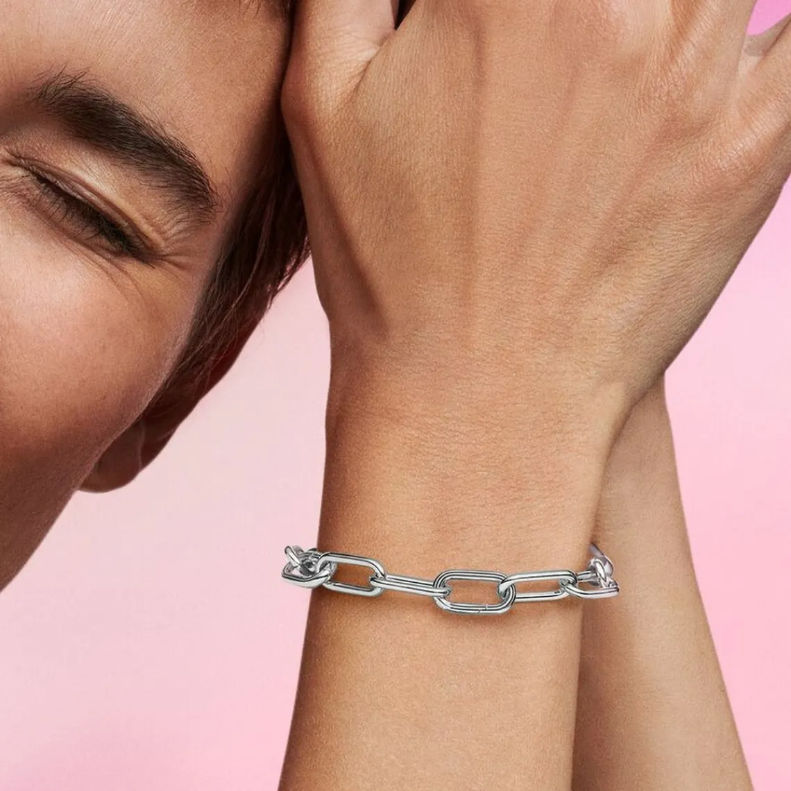 Pandora Link Ouvrable Rectangulaire ME Argent | Femme Charms