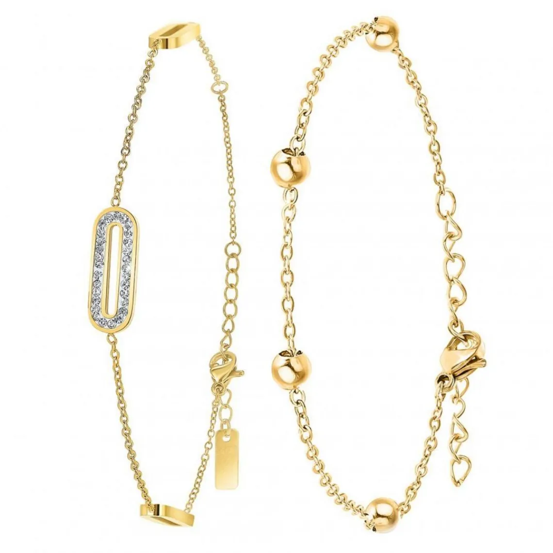 Angèle M Bijoux Lot de deux Bracelets Femme Angèle M B2190+B2371-DORE | Femme Bracelet