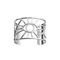 Les Georgettes Manchette Femme 70442511608000 Argent Agate P-Oeil 40 Mm | Femme Bracelet