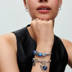Pandora Médaillon Cœur de Galaxie ME | Femme Charms