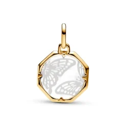 Pandora Médaillon Papillon Nacré ME | Femme Charms