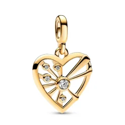Pandora Médaillon Rayons et Cœur ME | Femme Charms