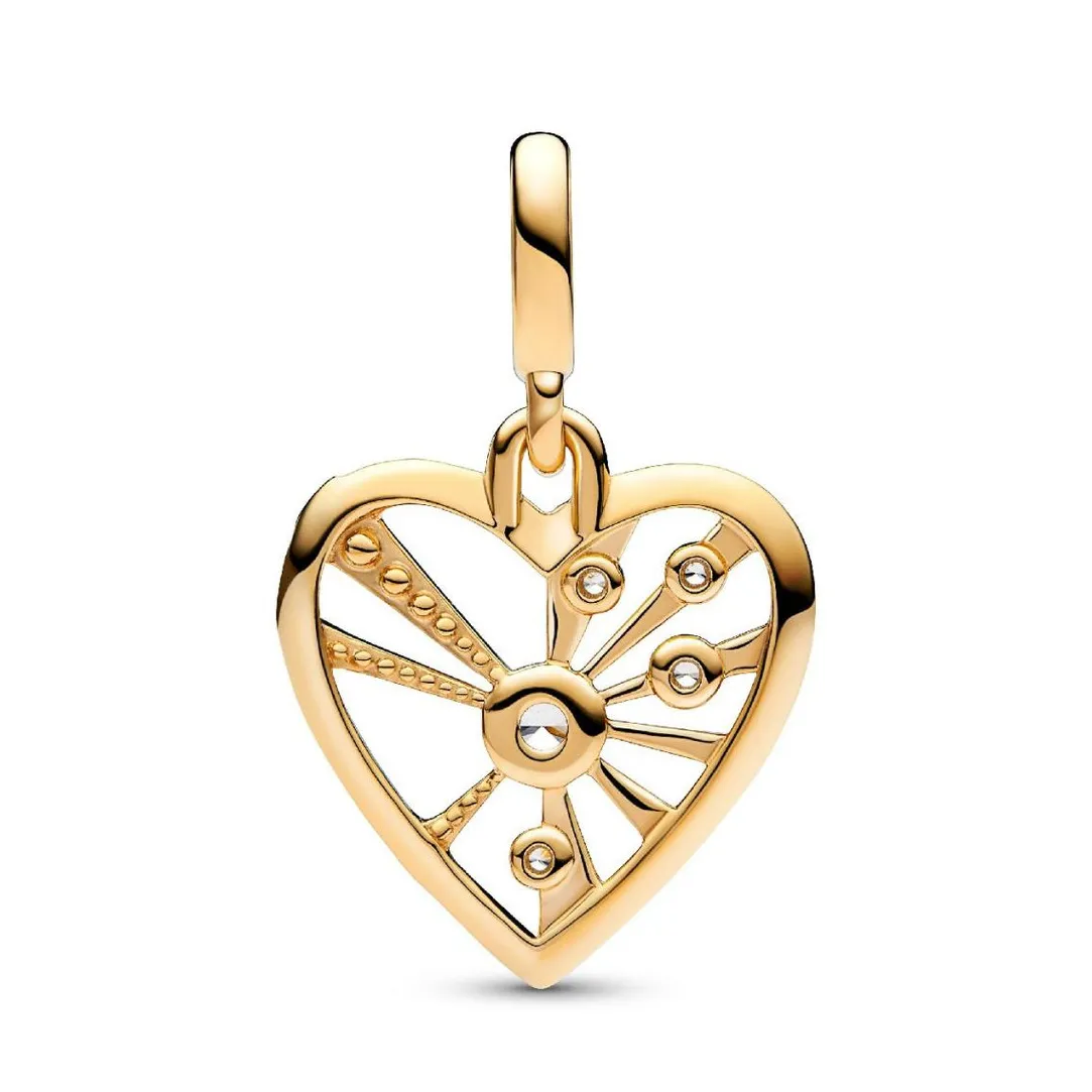 Pandora Médaillon Rayons et Cœur ME | Femme Charms