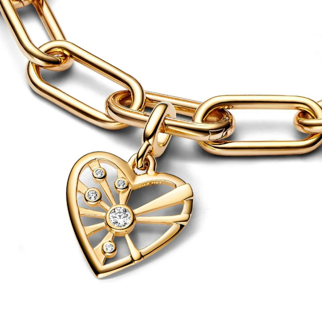 Pandora Médaillon Rayons et Cœur ME | Femme Charms
