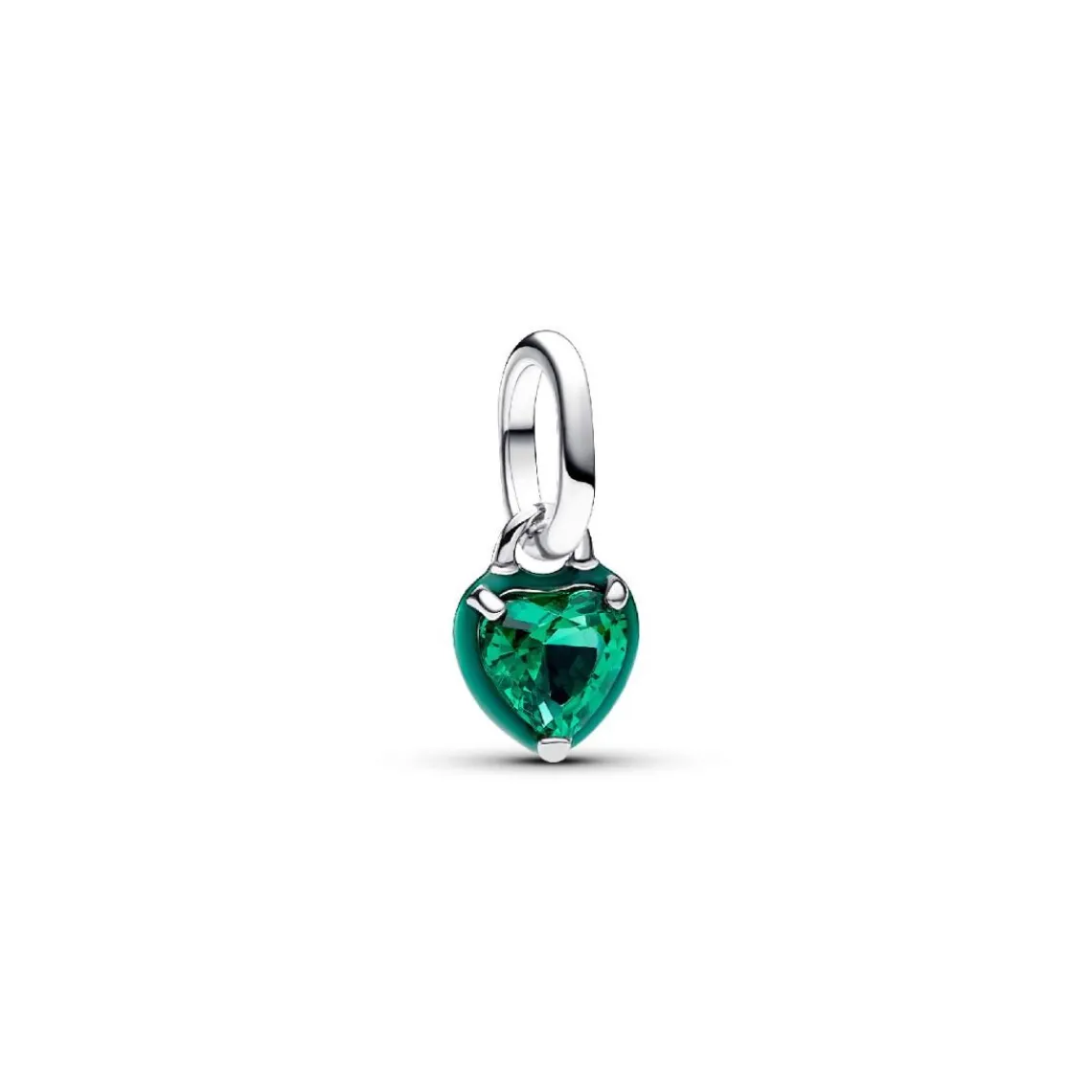 Pandora Mini Dangle Cœur Chakra Vert ME | Femme Charms