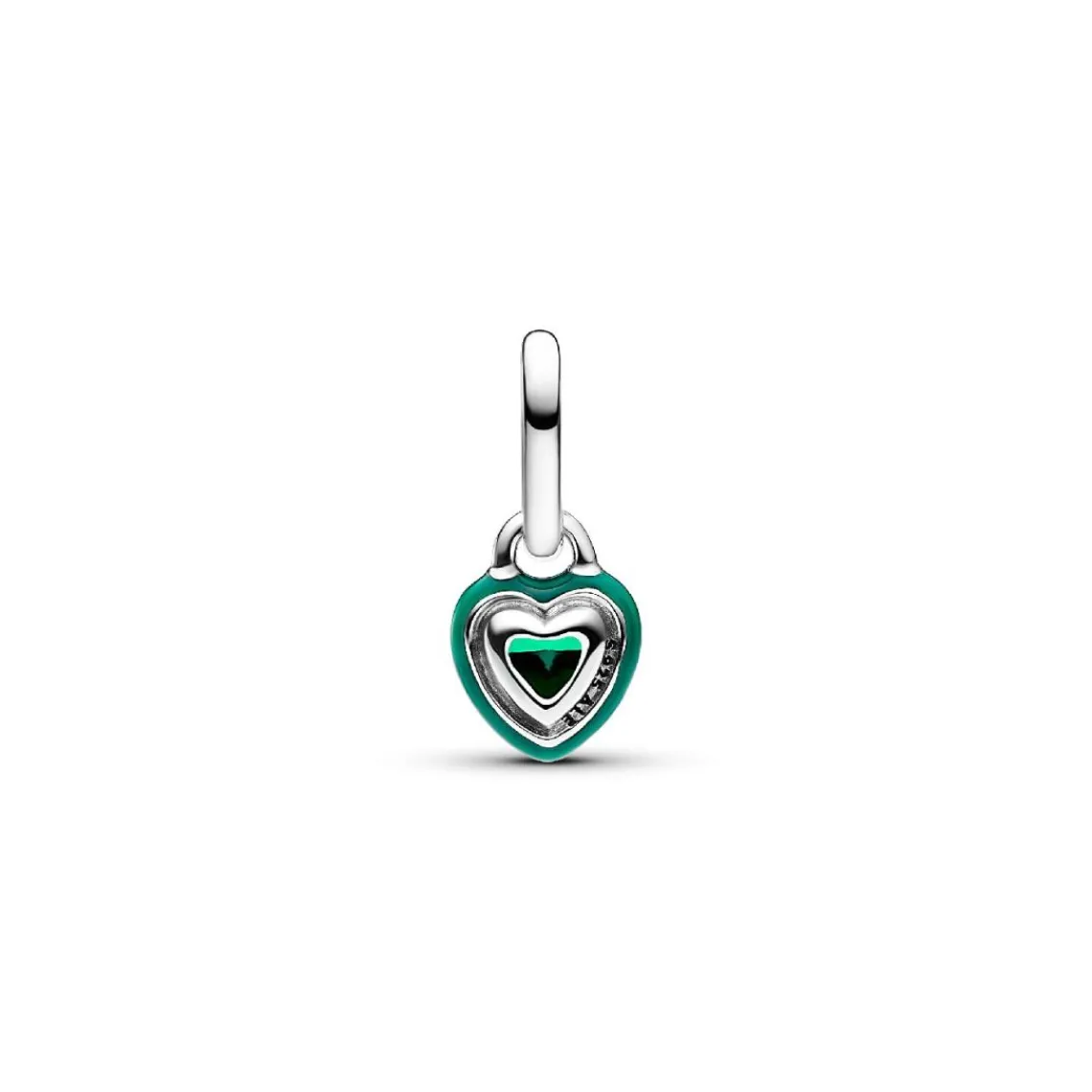 Pandora Mini Dangle Cœur Chakra Vert ME | Femme Charms