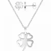 Angèle M Bijoux Parure Femme Angèle M B2149-ARGENT - Acier Argent | Femme Collier Et Pendentif