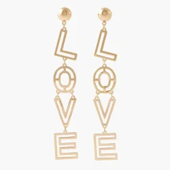 Balaboosté Pendantes Femme Bo Poussette Avec Love - 3502456532946 Métal Doré | Femme Boucles D'Oreilles