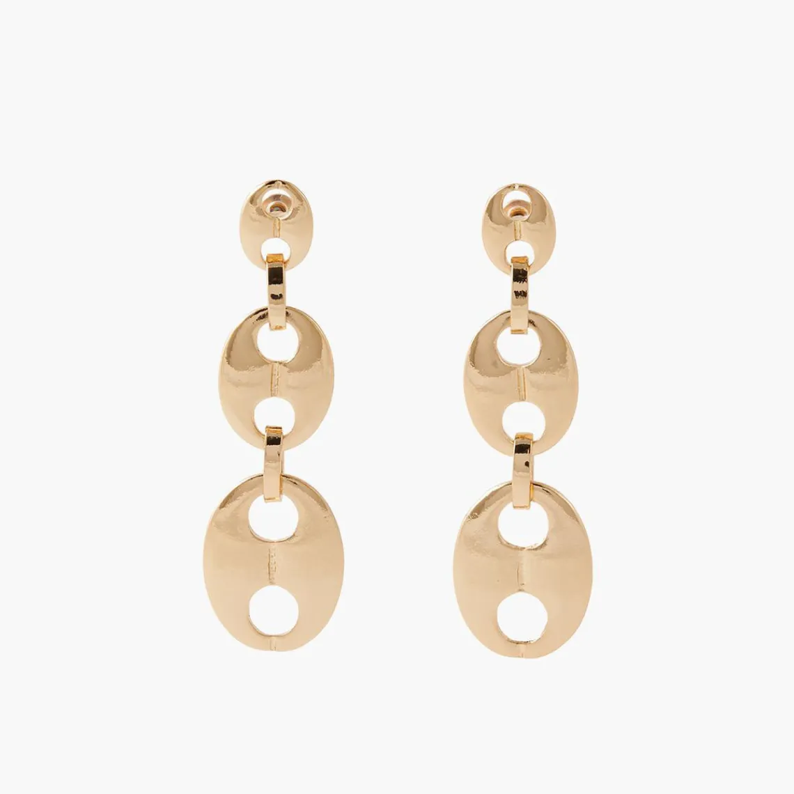 Balaboosté Pendantes Femme Bo Poussette Avec 3 Liens - 3502456532960 Métal Doré | Femme Boucles D'Oreilles