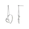 Jourdan Pendantes AJF170004E - NINA - Argent Argent | Femme Boucles D'Oreilles