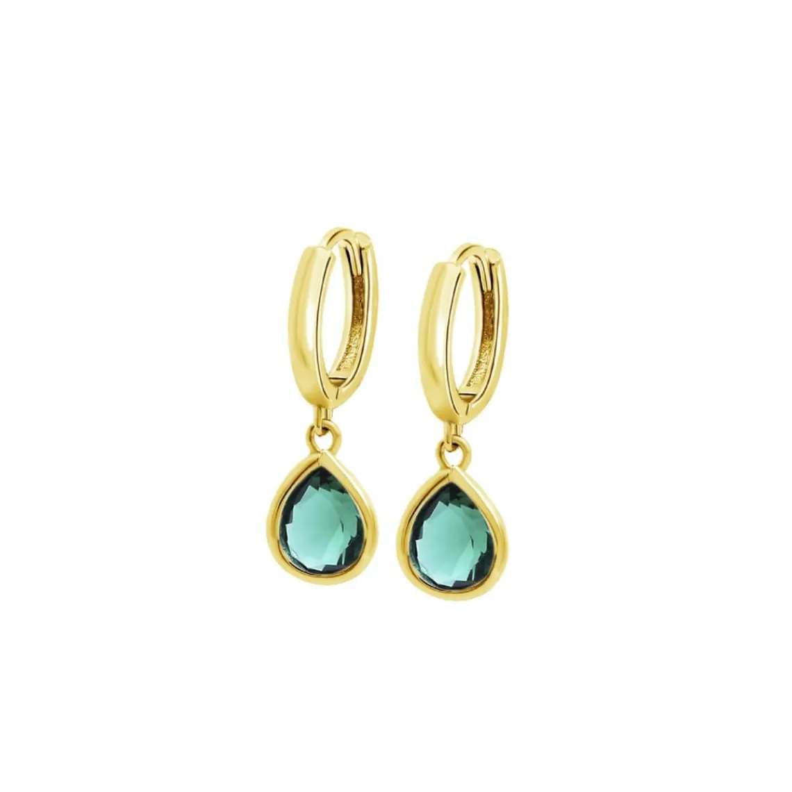 Lotus Silver Pendantes Colors LP3563-4-5 Argent Vert Doré | Femme Boucles D'Oreilles
