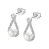 Lotus Silver Pendantes Pearls LP3481-4-1 Argent | Femme Boucles D'Oreilles