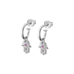 Lotus Silver Pendantes Rainbow LP1989-4-3 Argent Rose | Femme Boucles D'Oreilles