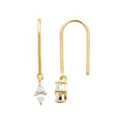 Maison de la Bijouterie Pendantes Sensimio Y30343Z0 Plaqué or | Femme Boucles D'Oreilles