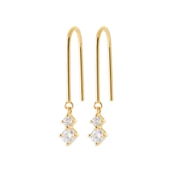 Maison de la Bijouterie Pendantes Sensimio Y30340Z0 Plaqué or | Femme Boucles D'Oreilles