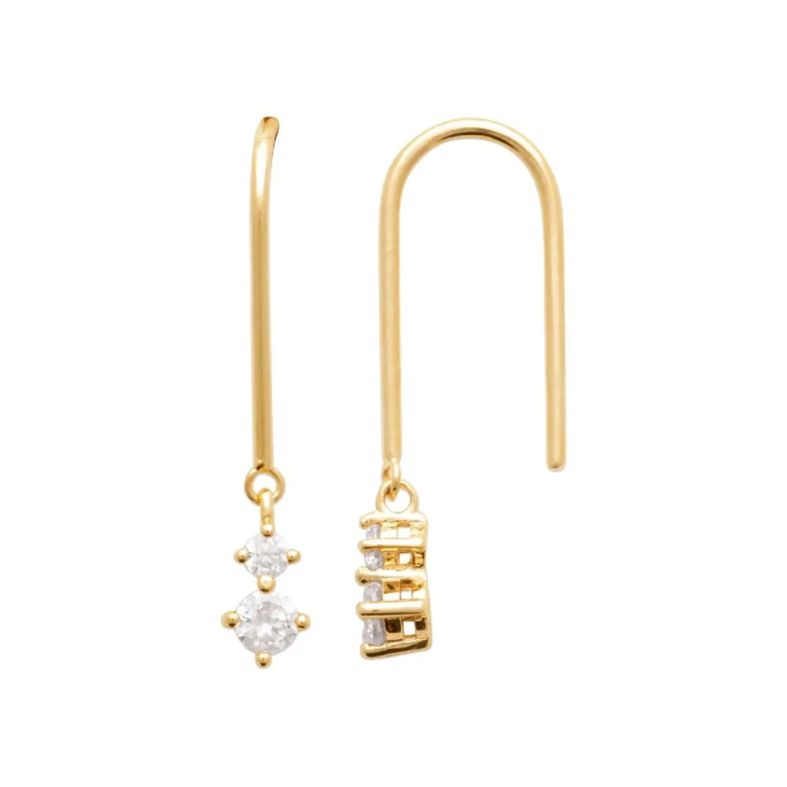 Maison de la Bijouterie Pendantes Sensimio Y30340Z0 Plaqué or | Femme Boucles D'Oreilles