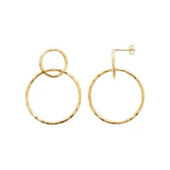Maison de la Bijouterie Pendantes Sensimio Y3035U00 Plaqué or | Femme Boucles D'Oreilles