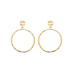 Maison de la Bijouterie Pendantes Sensimio Y3035V00 Plaqué or | Femme Boucles D'Oreilles