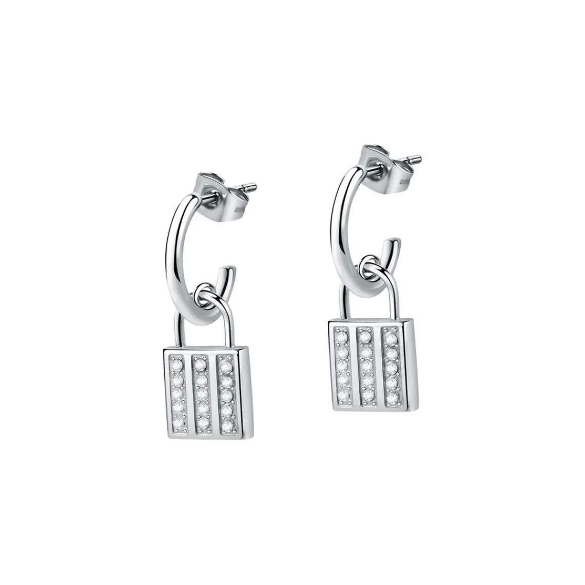 Morellato Bijoux Pendantes SAUB08 - Acier Argent | Femme Boucles D'Oreilles