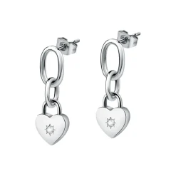 Morellato Bijoux Pendantes SAUB07 - Acier Argent | Femme Boucles D'Oreilles