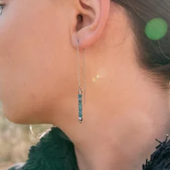 Sloya Pendantes Lumia en pierres Apatite | Femme Boucles D'Oreilles
