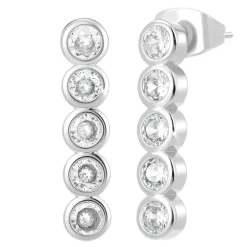 So Charm Bijoux Pendantes So Charm - B3390-ARGENT - Boucles D'Oreilles Argentées | Femme Boucles D'Oreilles