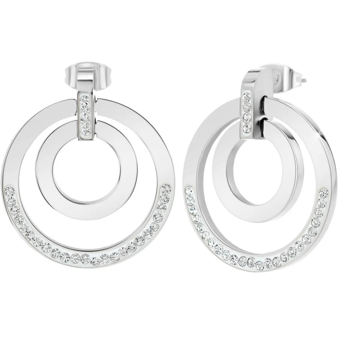 So Charm Bijoux Pendantes So Charm - B3340-ARGENT - Boucles D'Oreilles Argentées | Femme Boucles D'Oreilles