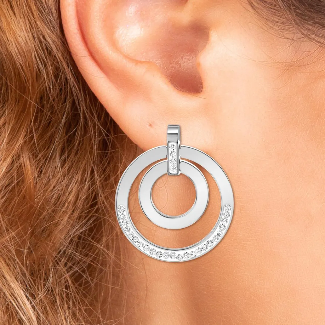 So Charm Bijoux Pendantes So Charm - B3340-ARGENT - Boucles D'Oreilles Argentées | Femme Boucles D'Oreilles