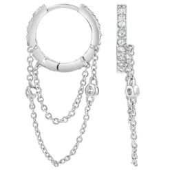 So Charm Bijoux Pendantes So Charm - B3093-ARGENT - Boucles D'Oreilles Argentées | Femme Boucles D'Oreilles