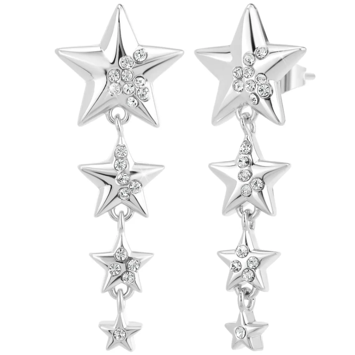 So Charm Bijoux Pendantes So Charm - B3360-ARGENT - Boucles D'Oreilles Argentées | Femme Boucles D'Oreilles