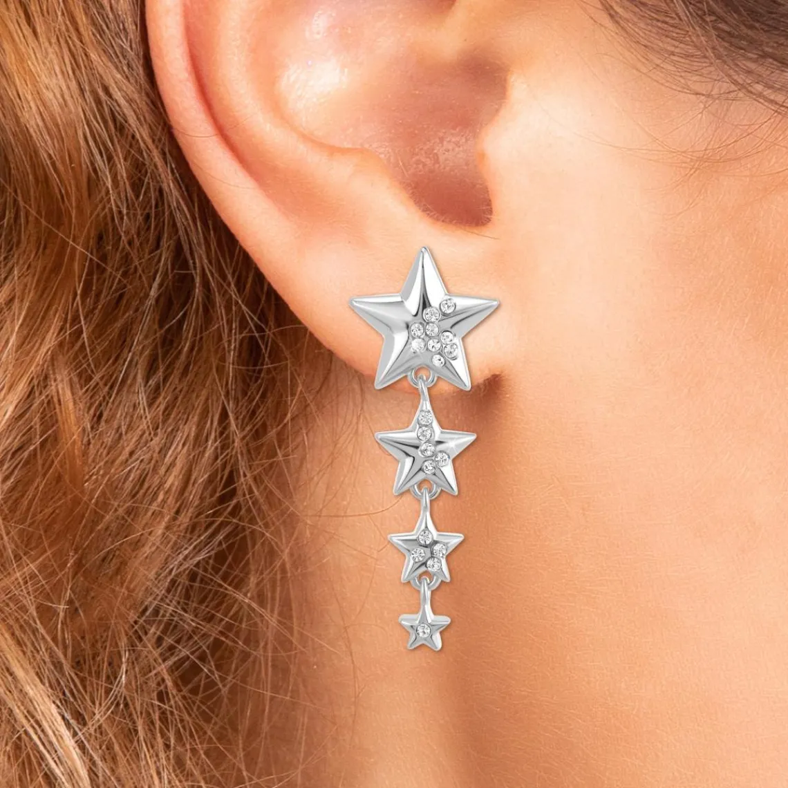 So Charm Bijoux Pendantes So Charm - B3360-ARGENT - Boucles D'Oreilles Argentées | Femme Boucles D'Oreilles