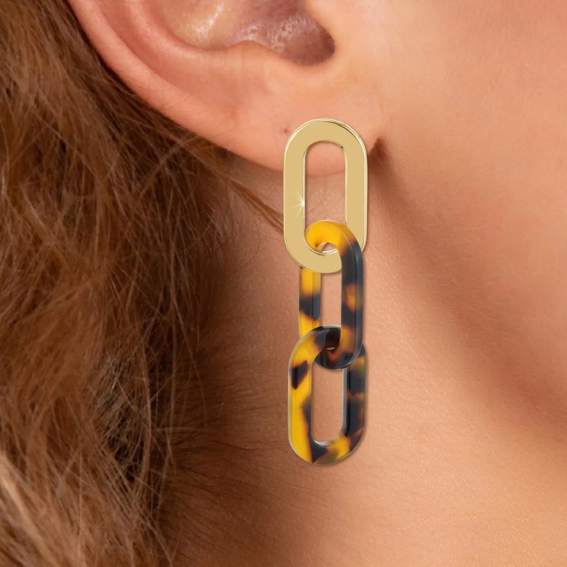 So Charm Bijoux Pendantes So Charm - B4008 - Boucles D'Oreilles Dorées | Femme Boucles D'Oreilles