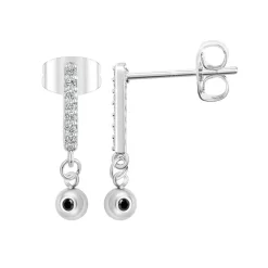 So Charm Bijoux Pendantes So Charm - BD2635-ARGENT-DIAMANT - Boucles D'Oreilles Argentées | Femme Boucles D'Oreilles