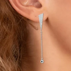 So Charm Bijoux Pendantes So Charm - BD2632-ARGENT-DIAMANT - Boucles D'Oreilles Argentées | Femme Boucles D'Oreilles