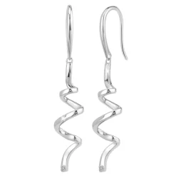 So Charm Bijoux Pendantes So Charm - BD1549-BO-ARGENT-DIAMANT-BLANC - Boucles D'Oreilles Argentées | Femme Boucles D'Oreilles