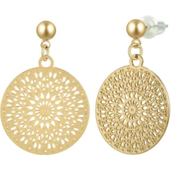 So Charm Bijoux Pendantes So Charm - B4268-DORE - Boucles D'Oreilles Dorées | Femme Boucles D'Oreilles