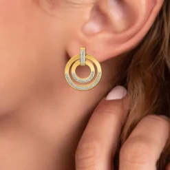 So Charm Bijoux Pendantes So Charm - B3317-DORE - Boucles D'Oreilles Dorées | Femme Boucles D'Oreilles