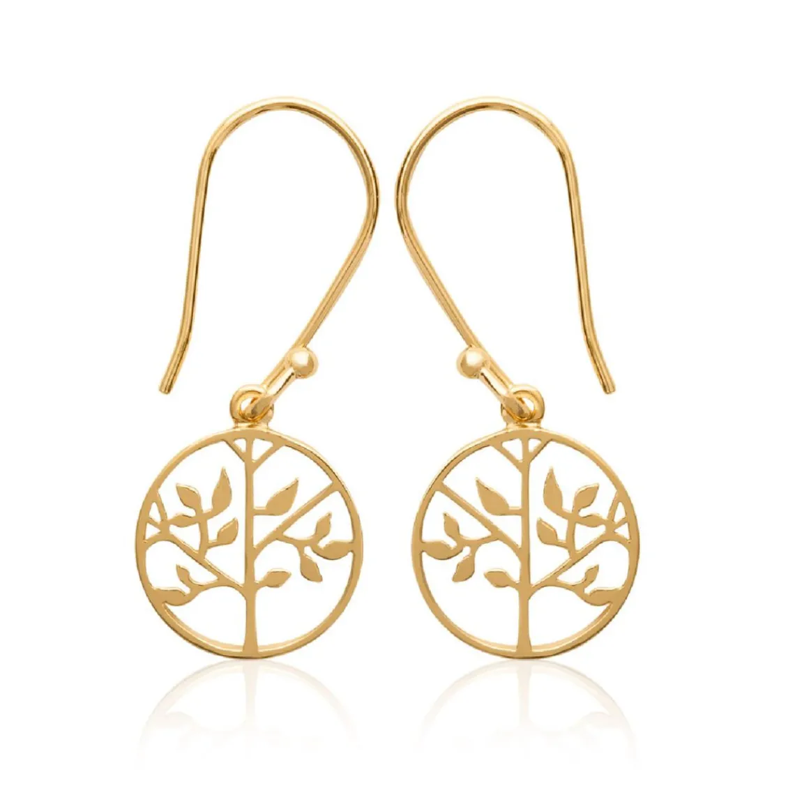 Maison de la Bijouterie Pendante-Y4U0U0-- Plaqué Or | Femme Boucles D'Oreilles