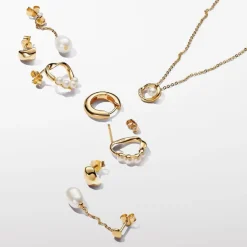 Pandora Pendants d’Oreilles Perle de Culture | Femme Boucles D'Oreilles