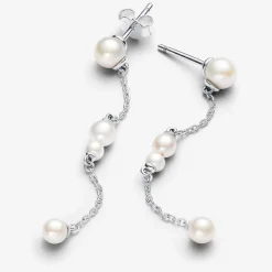 Pandora Pendants d’Oreilles Perles de Culture | Femme Boucles D'Oreilles