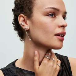 Pandora Pendants d’Oreilles Perles de Culture | Femme Boucles D'Oreilles