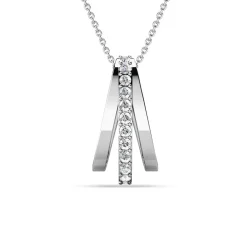 MYC-Paris Pendentif Aurielle Argenté | Femme Collier Et Pendentif