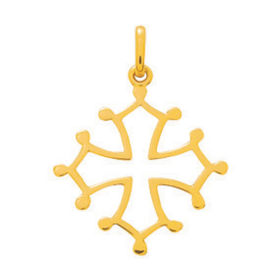 Stella Pendentif Croix occitane or 750/1000 jaune (18K) | Femme Colliers Et Pendentifs|Colliers Et Pendentifs