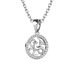 MYC-Paris Pendentif Zodiaque Capricorne Argenté | Femme Collier Et Pendentif