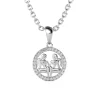 MYC-Paris Pendentif Zodiaque Gémeaux Argenté | Femme Collier Et Pendentif