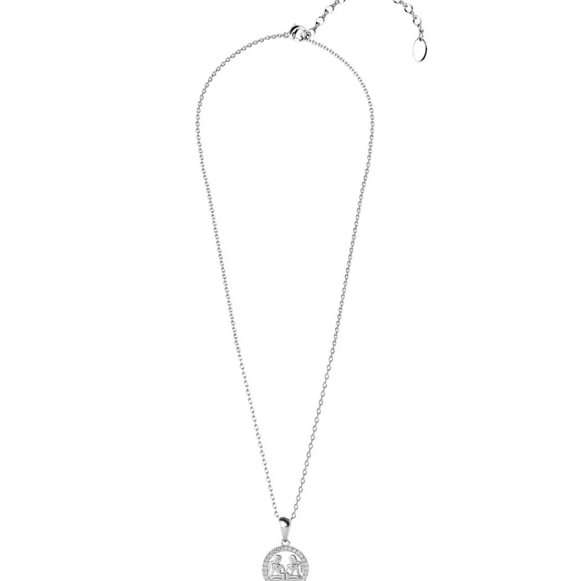 MYC-Paris Pendentif Zodiaque Gémeaux Argenté | Femme Collier Et Pendentif