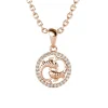 MYC-Paris Pendentif Zodiaque Poisson Or Rose | Femme Collier Et Pendentif
